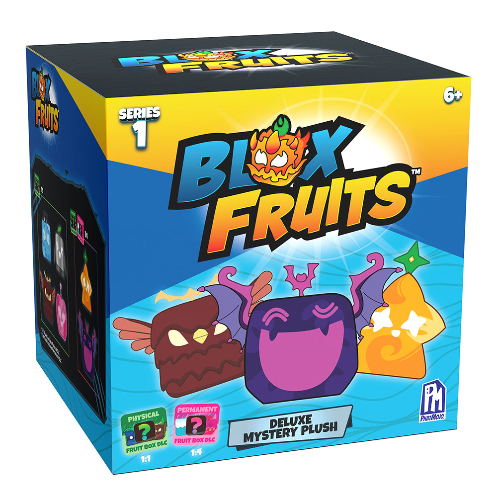 BLOX FRUITS - Mystery Fruit Deluxe Plush (8" Tall, Series 1) [Includes DLC]