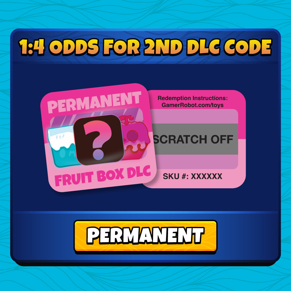 BLOX FRUITS - Mystery Fruit Deluxe Plush (8" Tall, Series 1) [Includes DLC]